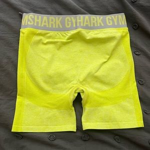 Neon Yellow Gym Shark Flex Shorts
